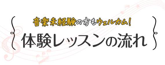 体験レッスンの流れ