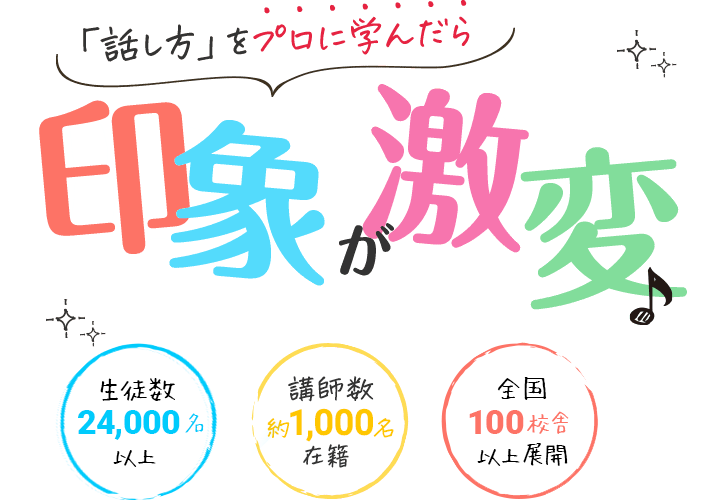 「話し方」をプロに学んだら印象が激変