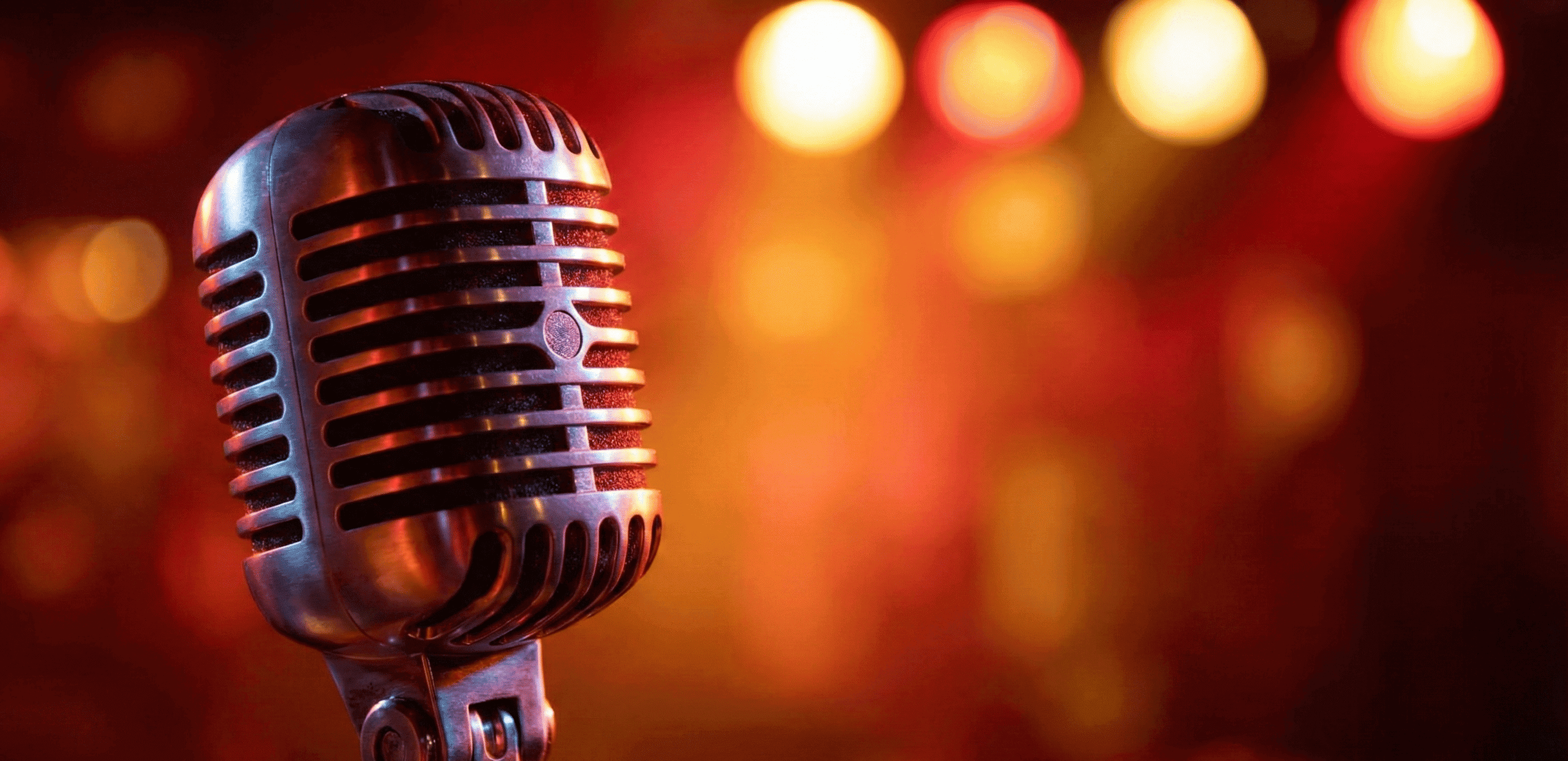 ステージの照明と音響