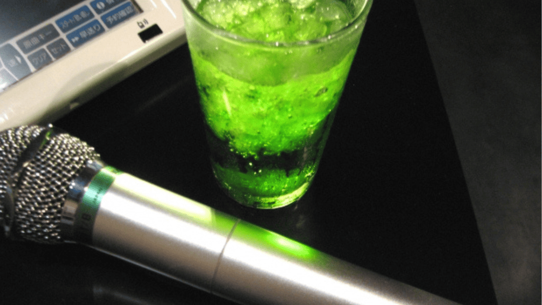 マイクとドリンク