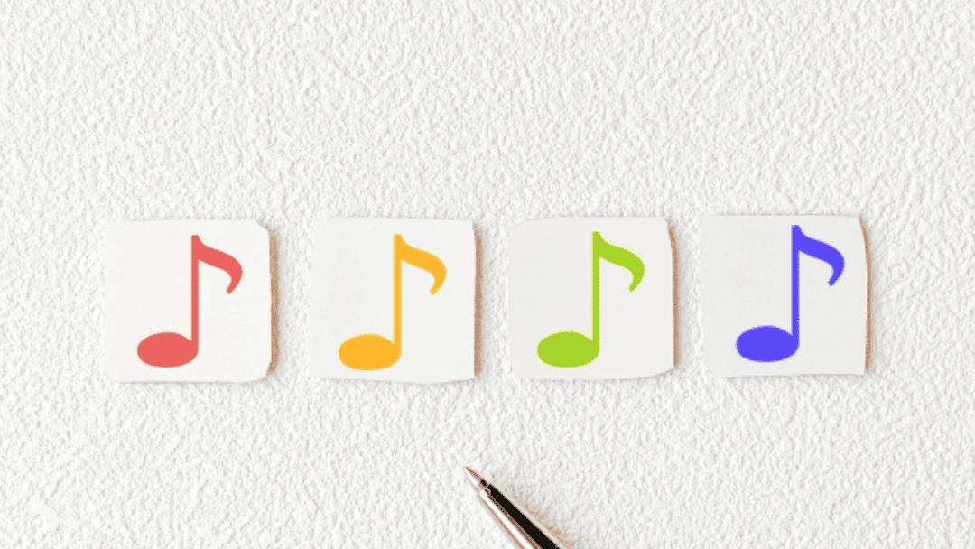 4つの音符