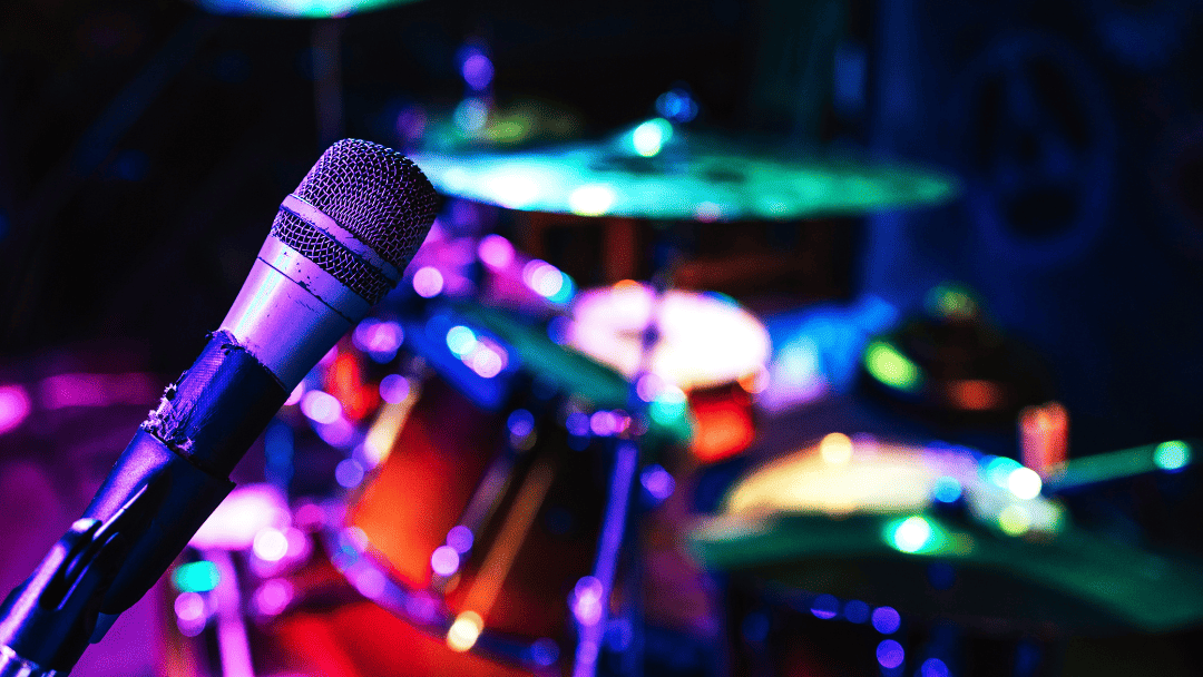 セットされたマイク